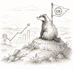 Badger watching the graphs climb